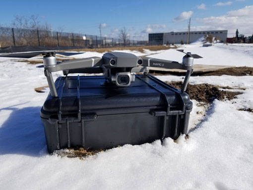 Using a Drone to Document Food Facility Construction Progress